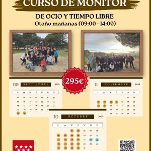 Curso Monitor de Ocio y Tiempo Libre Otoño Mañanas