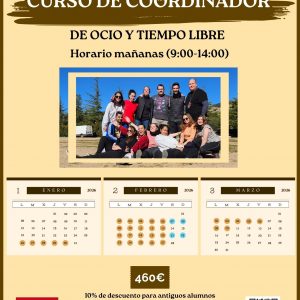 Curso Coordinador de Ocio y Tiempo Libre Mañanas 2026