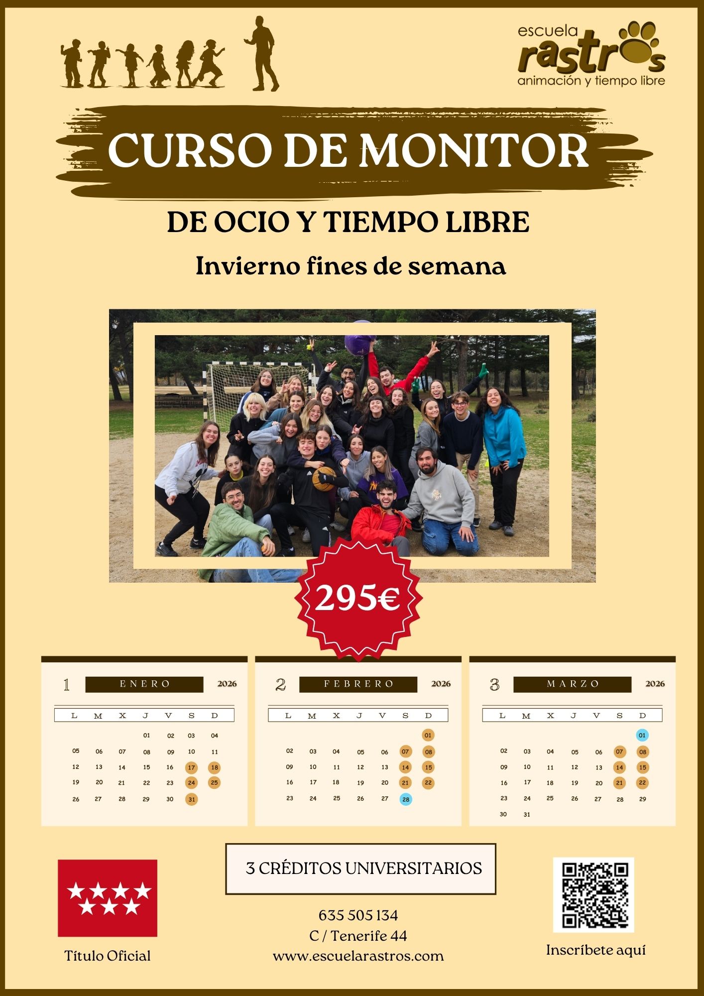 Curso Monitor Invierno Fines de Semana
