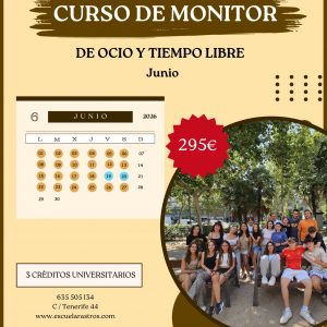 CURSO MONITOR DE OCIO Y TIEMPO LIBRE JUNIO