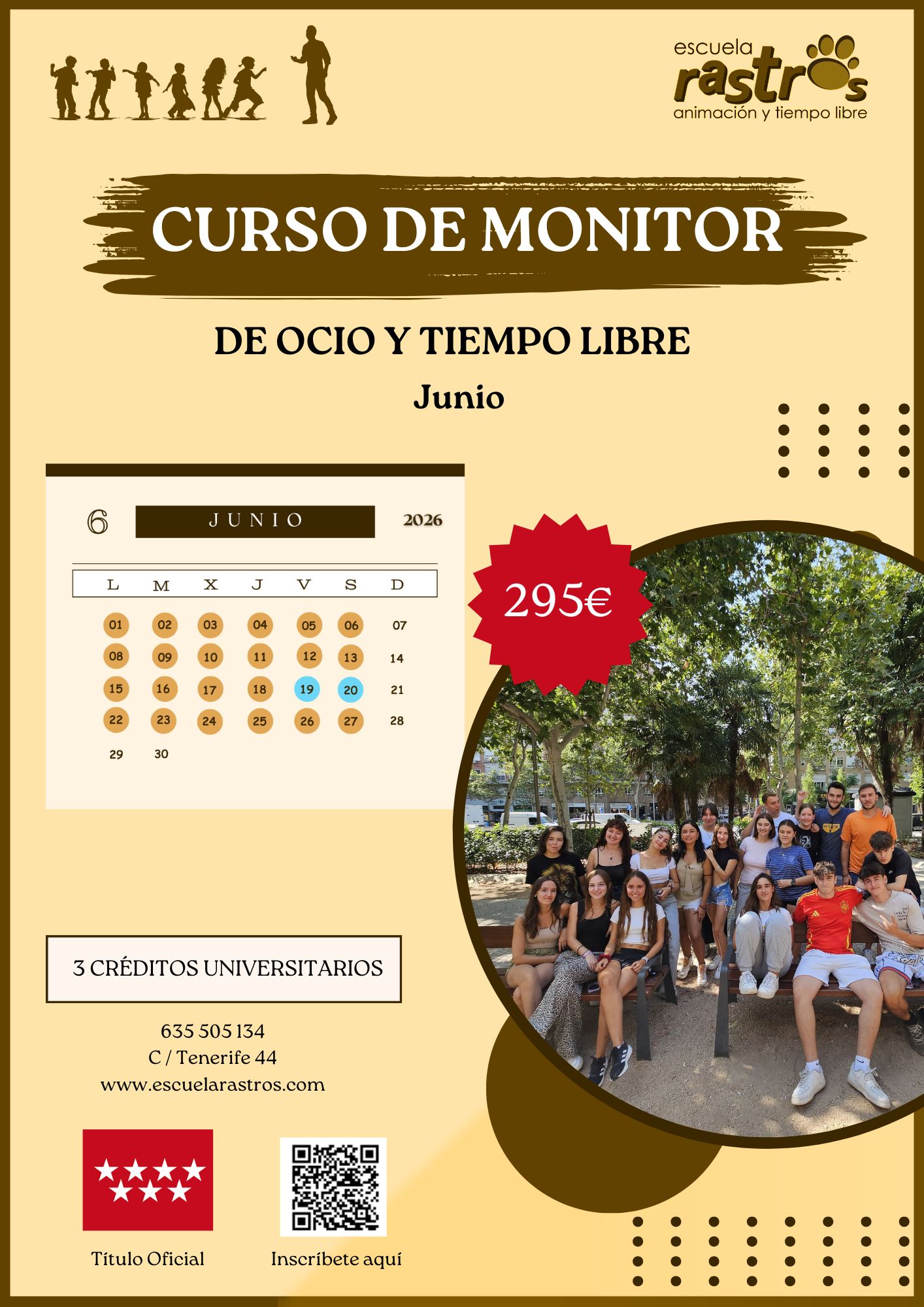 CURSO MONITOR DE OCIO Y TIEMPO LIBRE JUNIO