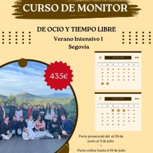 Curso Monitor Verano Intensivo Segovia 1