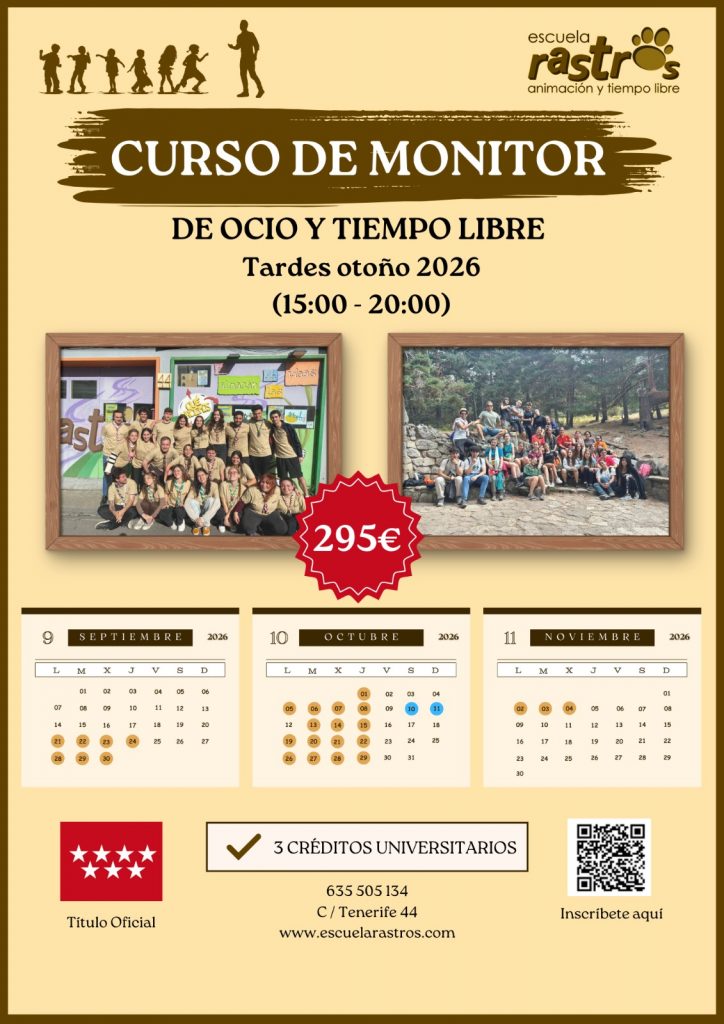 Curso monitor de ocio y tiempo libre Otoño T